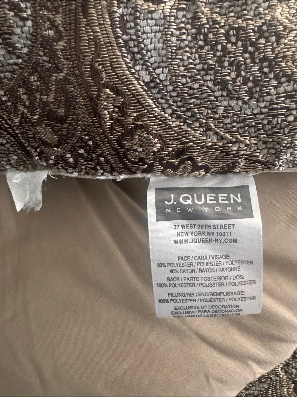 J. Queen New York Queen Size Comforter and 2 Matching Shams